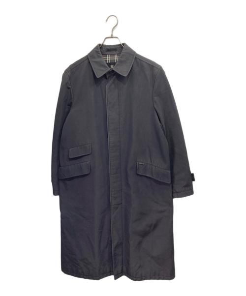 BURBERRY BLACK LABEL（バーバリーブラックレーベル）BURBERRY BLACK LABEL (バーバリーブラックレーベル) ステンカラーコート ネイビー サイズ:Mの古着・服飾アイテム