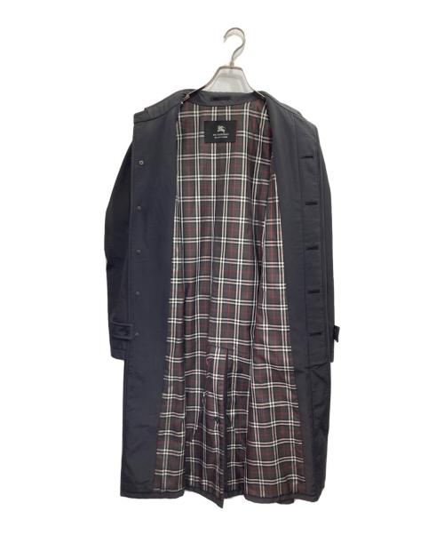 BURBERRY BLACK LABEL（バーバリーブラックレーベル）BURBERRY BLACK LABEL (バーバリーブラックレーベル) ステンカラーコート ネイビー サイズ:Mの古着・服飾アイテム