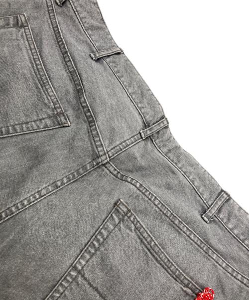 BEAMS（ビームス）BEAMS (ビームス) モンスター 5ポケット デニムパンツ グレー サイズ:XLの古着・服飾アイテム
