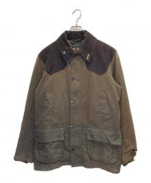 Barbour（バブアー）の古着「エルボーパッチ付切替オイルドカバーオール」｜ブラウン