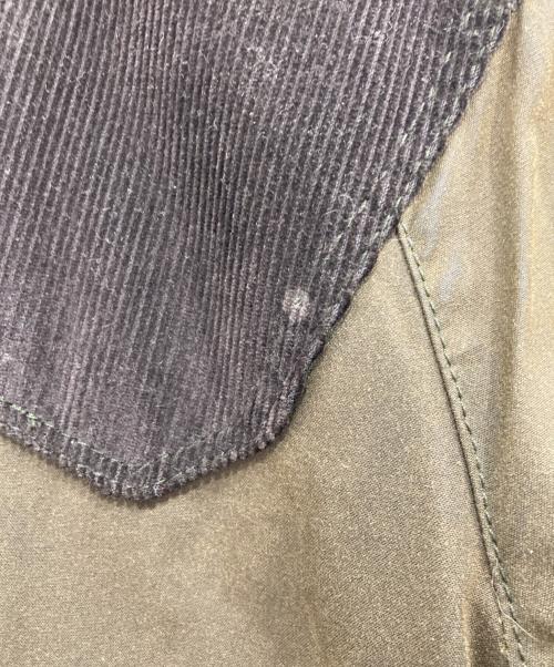 Barbour（バブアー）Barbour (バブアー) エルボーパッチ付切替オイルドカバーオール ブラウン サイズ:Lの古着・服飾アイテム