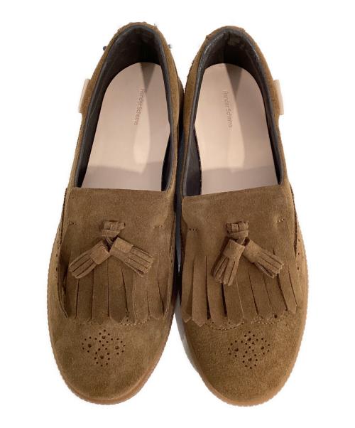 HENDER SCHEME（エンダースキーマ）Hender Scheme (エンダースキーマ) タッセルキルトスリッポン キャメル サイズ:5の古着・服飾アイテム