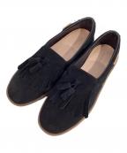 HENDER SCHEMEエンダースキーマ）の古着「タッセルキルトスリッポン」｜ブラック