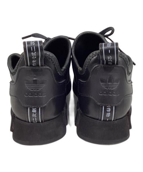 HENDER SCHEME（エンダースキーマ）Hender Scheme (エンダースキーマ) adidas (アディダス) オールレザーハイカットスニーカー ブラック サイズ:5の古着・服飾アイテム