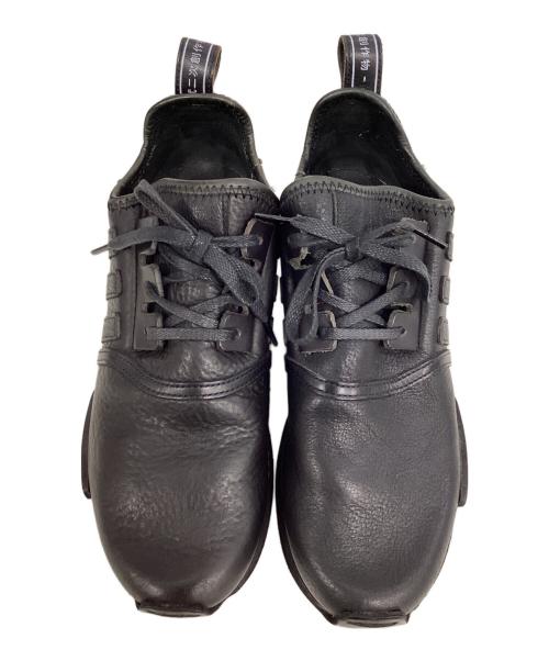 HENDER SCHEME（エンダースキーマ）Hender Scheme (エンダースキーマ) adidas (アディダス) オールレザーハイカットスニーカー ブラック サイズ:5の古着・服飾アイテム