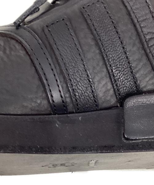 HENDER SCHEME（エンダースキーマ）Hender Scheme (エンダースキーマ) adidas (アディダス) オールレザーハイカットスニーカー ブラック サイズ:5の古着・服飾アイテム
