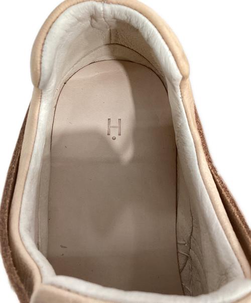 HENDER SCHEME（エンダースキーマ）Hender Scheme (エンダースキーマ) オールレザーハイカットスニーカー ベージュ サイズ:6の古着・服飾アイテム