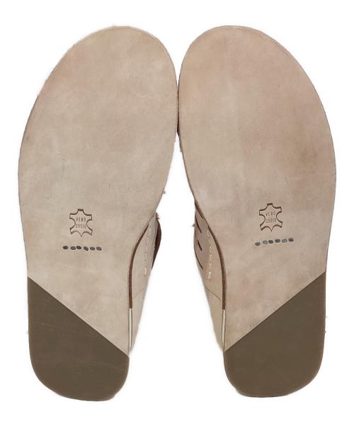 HENDER SCHEME（エンダースキーマ）Hender Scheme (エンダースキーマ) オールレザーハイカットスニーカー ベージュ サイズ:6の古着・服飾アイテム