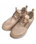 Hender Scheme（エンダースキーマ）の古着「オールレザーハイカットスニーカー」｜ベージュ