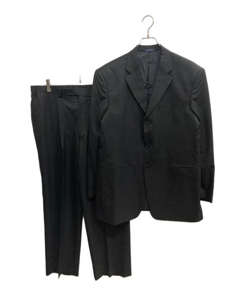 GIORGIO ARMANI（ジョルジオアルマーニ）GIORGIO ARMANI (ジョルジオアルマーニ) セットアップスーツ ブラック サイズ:SIZE 50の古着・服飾アイテム