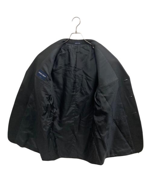 GIORGIO ARMANI（ジョルジオアルマーニ）GIORGIO ARMANI (ジョルジオアルマーニ) セットアップスーツ ブラック サイズ:SIZE 50の古着・服飾アイテム