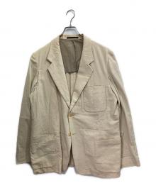 Yohji Yamamoto pour homme（ヨウジヤマモト プールオム）の古着「袖ジップテーラードジャケット」｜アイボリー