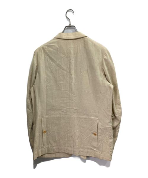 Yohji Yamamoto pour homme（ヨウジヤマモト プールオム）Yohji Yamamoto pour homme (ヨウジヤマモト プールオム) 袖ジップテーラードジャケット アイボリー サイズ:2の古着・服飾アイテム