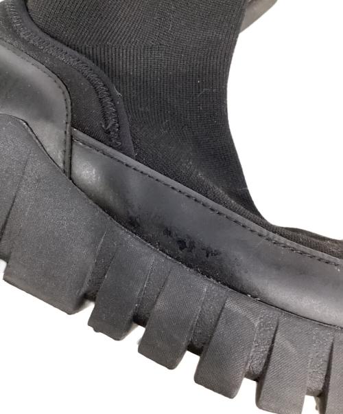 Y's（ワイズ）Y's (ワイズ) POLYESTER KNIT DAD SNEAKERS ブラック サイズ:5の古着・服飾アイテム