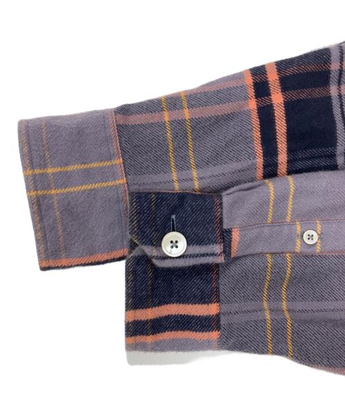 PS Paul Smith（ＰＳポールスミス）PS Paul Smith (ＰＳポールスミス) プルオーバーネルシャツ グレー サイズ:Mの古着・服飾アイテム