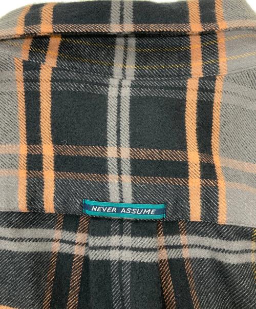 PS Paul Smith（ＰＳポールスミス）PS Paul Smith (ＰＳポールスミス) プルオーバーネルシャツ グレー サイズ:Mの古着・服飾アイテム