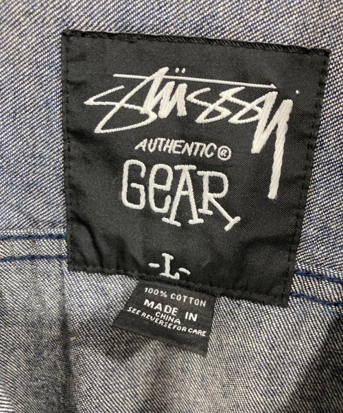 stussy（ステューシー）stussy (ステューシー) デニムジャケット インディゴ サイズ:Lの古着・服飾アイテム