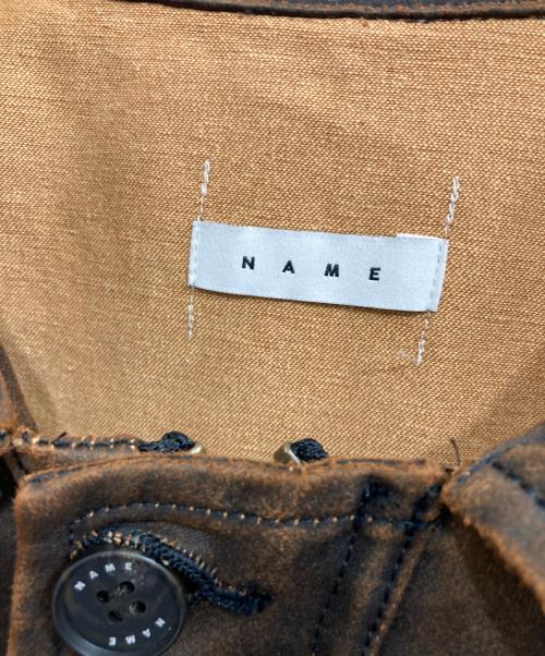 Name.（ネーム）Name. (ネーム) WAX COATING FIELD JACKET ブラウン サイズ:2の古着・服飾アイテム
