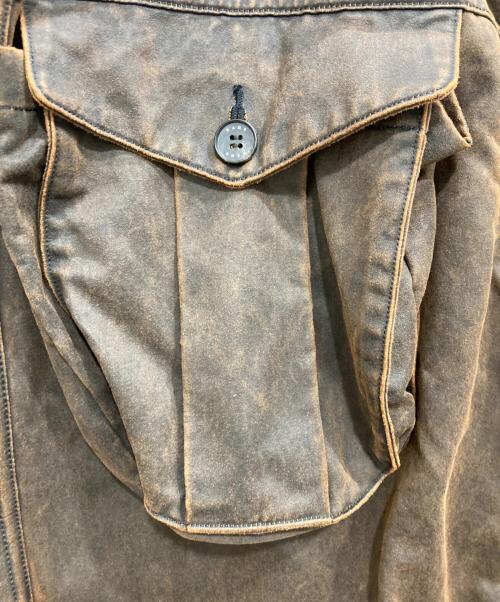 Name.（ネーム）Name. (ネーム) WAX COATING FIELD JACKET ブラウン サイズ:2の古着・服飾アイテム