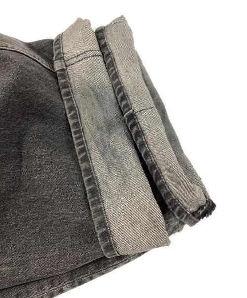 Name.（ネーム）Name. (ネーム) VINTAGE DENIM PINTUCK PANTS グレー サイズ:2の古着・服飾アイテム