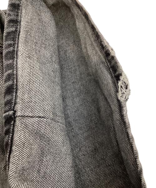Name.（ネーム）Name. (ネーム) VINTAGE DENIM PINTUCK PANTS グレー サイズ:2の古着・服飾アイテム