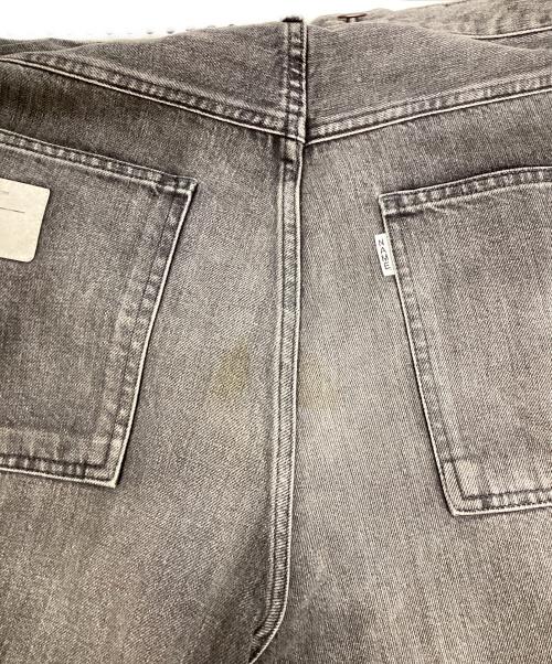 Name.（ネーム）Name. (ネーム) VINTAGE DENIM PINTUCK PANTS グレー サイズ:2の古着・服飾アイテム