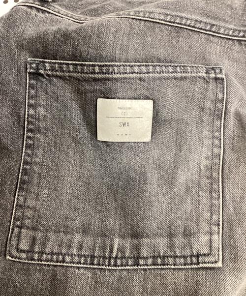 Name.（ネーム）Name. (ネーム) VINTAGE DENIM PINTUCK PANTS グレー サイズ:2の古着・服飾アイテム