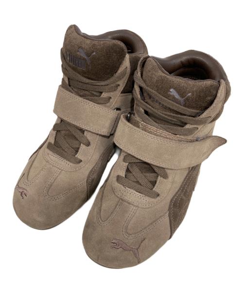 PUMA（プーマ）PUMA (プーマ) SPEEDCAT WEDGE WNS ブラウン サイズ:UK3.5の古着・服飾アイテム