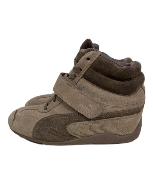PUMA（プーマ）PUMA (プーマ) SPEEDCAT WEDGE WNS ブラウン サイズ:UK3.5の古着・服飾アイテム