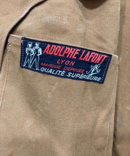 Adolphe Lafont（アドルフラフォン）Adolphe Lafont (アドルフラフォン) ダックハンティングジャケット ブラウン サイズ:肩幅：48.5cm 身幅：58cm 着丈：73cmの古着・服飾アイテム