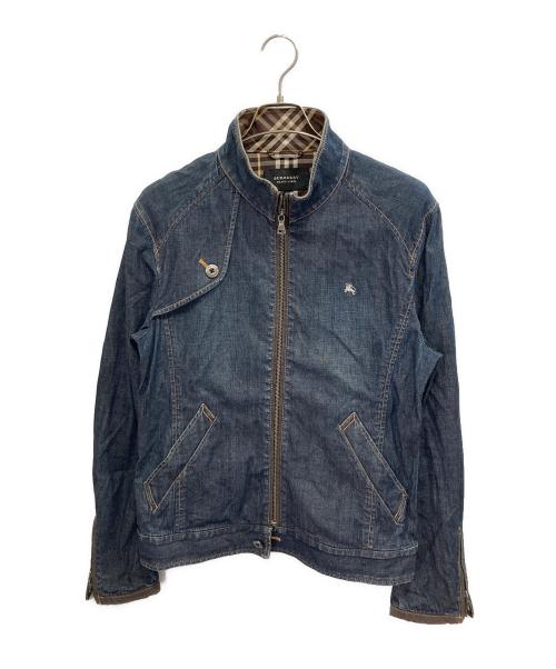 BURBERRY BLACK LABEL（バーバリーブラックレーベル）BURBERRY BLACK LABEL (バーバリーブラックレーベル) ジップデニムジャケット インディゴ サイズ:Lの古着・服飾アイテム