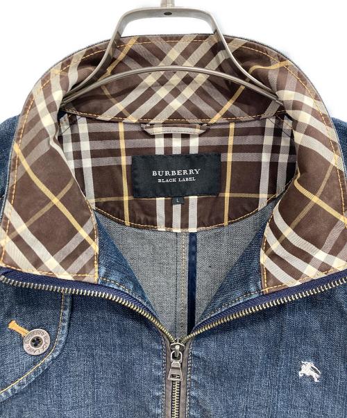 BURBERRY BLACK LABEL（バーバリーブラックレーベル）BURBERRY BLACK LABEL (バーバリーブラックレーベル) ジップデニムジャケット インディゴ サイズ:Lの古着・服飾アイテム