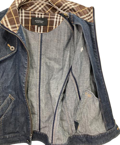 BURBERRY BLACK LABEL（バーバリーブラックレーベル）BURBERRY BLACK LABEL (バーバリーブラックレーベル) ジップデニムジャケット インディゴ サイズ:Lの古着・服飾アイテム