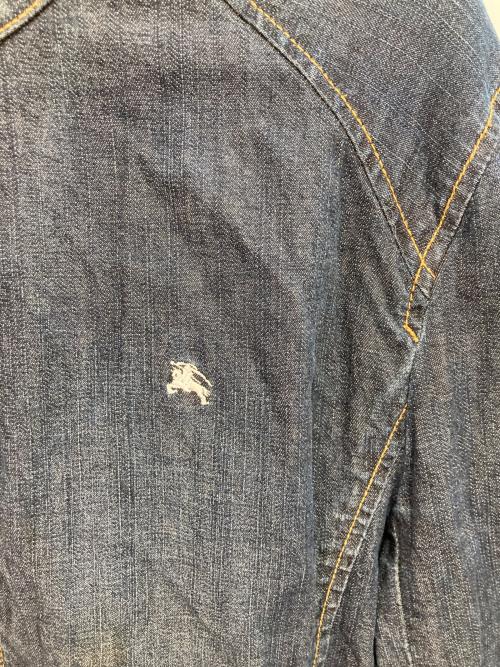 BURBERRY BLACK LABEL（バーバリーブラックレーベル）BURBERRY BLACK LABEL (バーバリーブラックレーベル) ジップデニムジャケット インディゴ サイズ:Lの古着・服飾アイテム