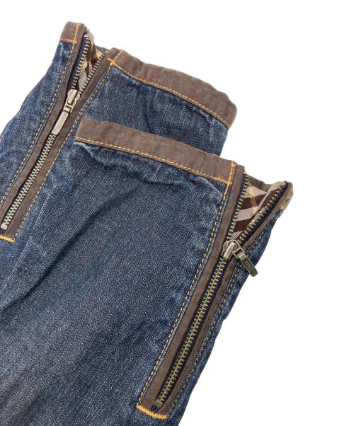 BURBERRY BLACK LABEL（バーバリーブラックレーベル）BURBERRY BLACK LABEL (バーバリーブラックレーベル) ジップデニムジャケット インディゴ サイズ:Lの古着・服飾アイテム