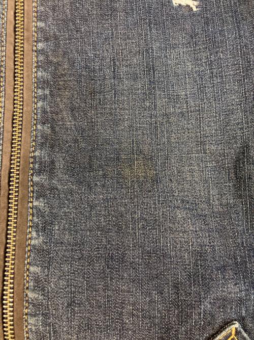BURBERRY BLACK LABEL（バーバリーブラックレーベル）BURBERRY BLACK LABEL (バーバリーブラックレーベル) ジップデニムジャケット インディゴ サイズ:Lの古着・服飾アイテム