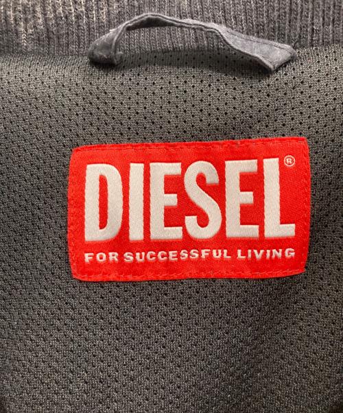 DIESEL（ディーゼル）DIESEL (ディーゼル) ジップアップブルゾン グレー サイズ:46の古着・服飾アイテム