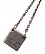 GUCCIグッチ）の古着「スクエアプレートネックレス」