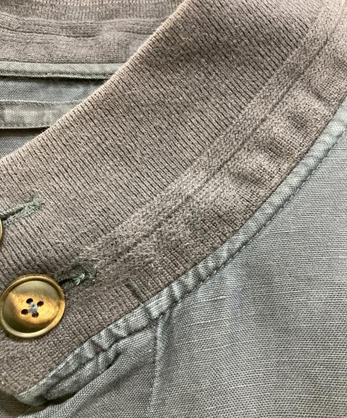 POLO RALPH LAUREN（ポロ・ラルフローレン）POLO RALPH LAUREN (ポロ・ラルフローレン) A-1タイプリネンコットンジャケット ネイビー サイズ:4XBの古着・服飾アイテム