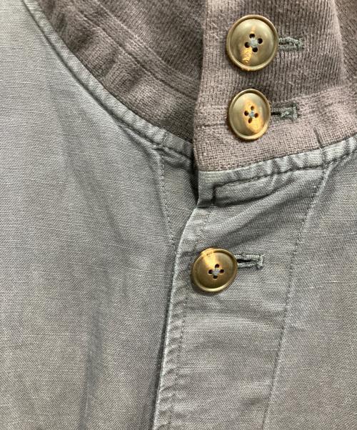 POLO RALPH LAUREN（ポロ・ラルフローレン）POLO RALPH LAUREN (ポロ・ラルフローレン) A-1タイプリネンコットンジャケット ネイビー サイズ:4XBの古着・服飾アイテム
