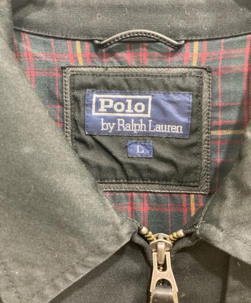 POLO RALPH LAUREN（ポロ・ラルフローレン）POLO RALPH LAUREN (ポロ・ラルフローレン) スイングトップ ブラック サイズ:Lの古着・服飾アイテム