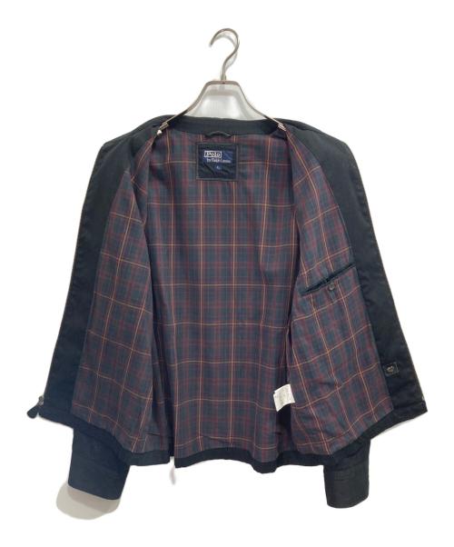 POLO RALPH LAUREN（ポロ・ラルフローレン）POLO RALPH LAUREN (ポロ・ラルフローレン) スイングトップ ブラック サイズ:Lの古着・服飾アイテム