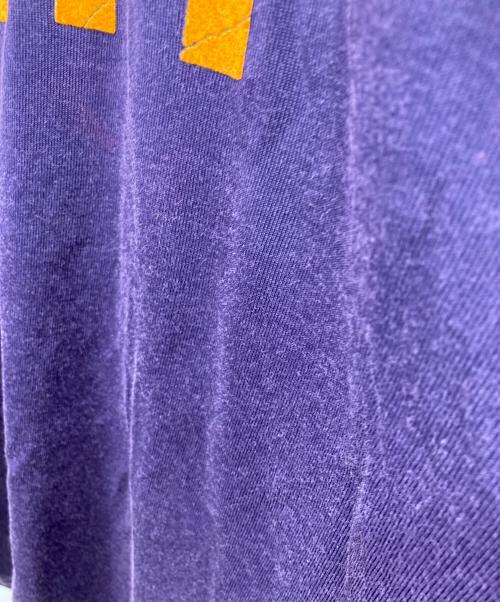 Maison Margiela（メゾンマルジェラ）Maison Margiela (メゾンマルジェラ) エイジドウォッシュ ショートスリーブカットソー パープル サイズ:Lの古着・服飾アイテム