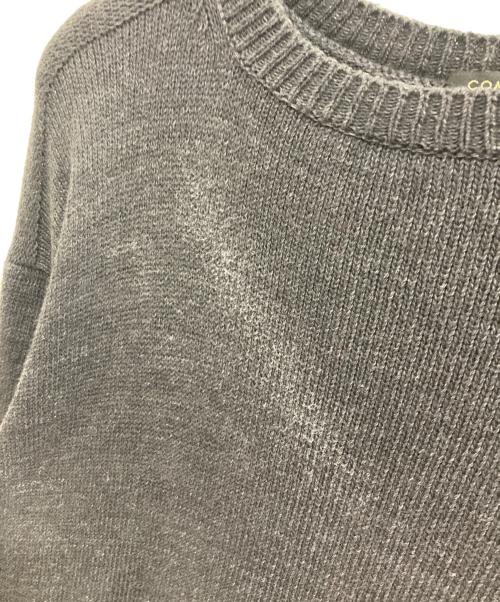 COMOLI（コモリ）COMOLI (コモリ) コットン ガンジーニット ブラック サイズ:記載なしの古着・服飾アイテム