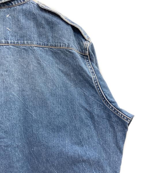 Maison Margiela（メゾンマルジェラ）Maison Margiela (メゾンマルジェラ) ヴィンテージ加工 デニムシャツ インディゴ サイズ:42 未使用品の古着・服飾アイテム