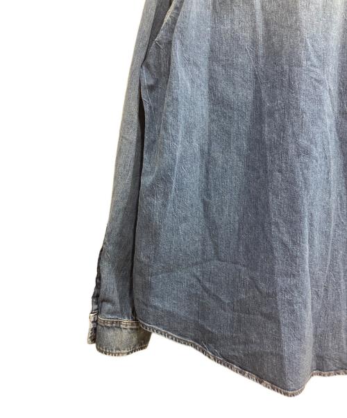 Maison Margiela（メゾンマルジェラ）Maison Margiela (メゾンマルジェラ) ヴィンテージ加工 デニムシャツ インディゴ サイズ:42 未使用品の古着・服飾アイテム