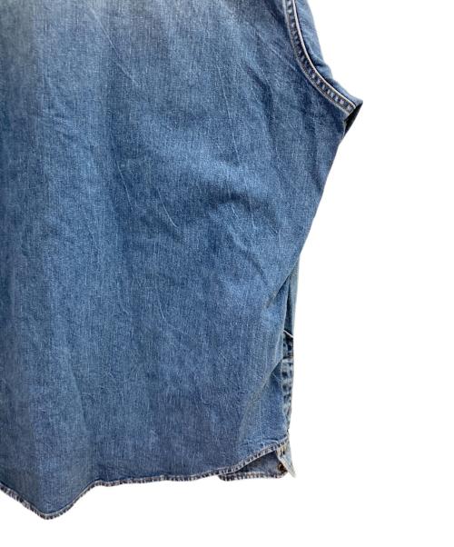 Maison Margiela（メゾンマルジェラ）Maison Margiela (メゾンマルジェラ) ヴィンテージ加工 デニムシャツ インディゴ サイズ:42 未使用品の古着・服飾アイテム