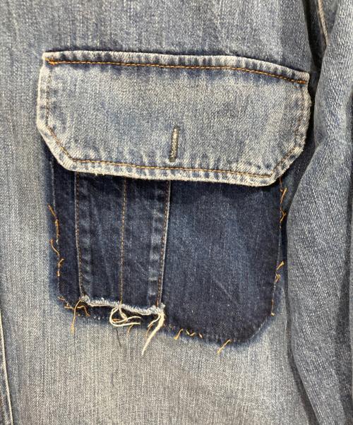 Maison Margiela（メゾンマルジェラ）Maison Margiela (メゾンマルジェラ) ヴィンテージ加工 デニムシャツ インディゴ サイズ:42 未使用品の古着・服飾アイテム