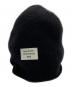 ACNE STUDIOS（アクネ ストゥディオズ）の古着「ロゴ入りカシミヤビーニー」｜ブラック