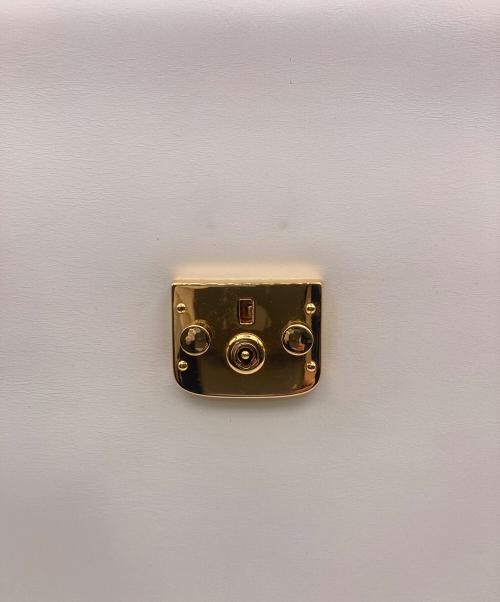 GUCCI（グッチ）GUCCI (グッチ) レディロックハンドバッグ ホワイトの古着・服飾アイテム